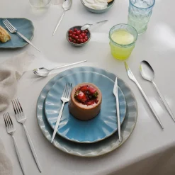 Best New Thor V2 84-Piece Stainless Steel Cutlery Set for 12 People, Platin Cutlery Sets