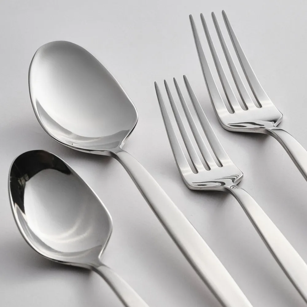 Best New Thor V2 84-Piece Stainless Steel Cutlery Set for 12 People, Platin Cutlery Sets