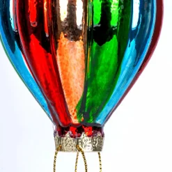 Outlet New Year Christmas Baloon Glass Tree Decoration, 6.9cmx6.9cmx18cm, Multi Ornaments