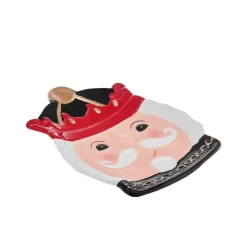 Discount New Year Christmas Nutcracker Decorative Plate, 22cm, Multi Decorative Plates