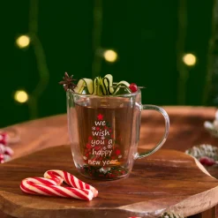 Outlet New Year Christmas Pia Double Trimmed Tree Mug, 350ml, Mugs