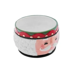 Outlet New Year Christmas Nutcracker Dipping Dish, 12cm, White Multi Bowls