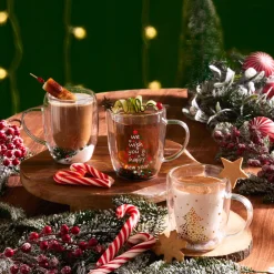 Discount New Year Christmas Pia Double Trimmed Star Mug, 350ml, Mugs