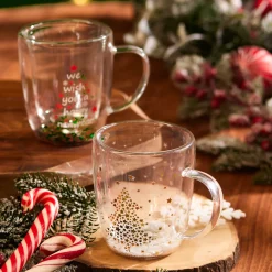 Discount New Year Christmas Pia Double Trimmed Star Mug, 350ml, Mugs