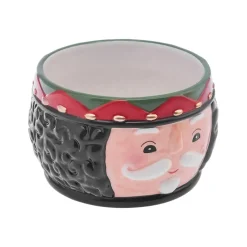 Sale New Year Christmas Nutcracker Dipping Dish, 19cm, Black Multi Bowls