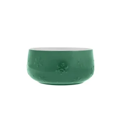 Discount New Year Christmas Porcelain Dipping Dish, 15cm, Green Bowls