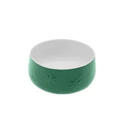 Discount New Year Christmas Porcelain Dipping Dish, 15cm, Green Bowls