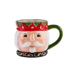 Outlet New Year Christmas Nutcracker Mug, 13cm, Multi Mugs