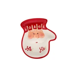 Best New Year Christmas Hoho Ceramic Snack Bowl, 17.8cmx12.7cmx2.5cm, Multi Bowls