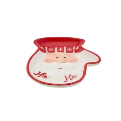 Best New Year Christmas Hoho Ceramic Snack Bowl, 17.8cmx12.7cmx2.5cm, Multi Bowls
