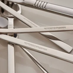 Nil 91-Piece Stainless Steel Cutlery Set with Serving Set, Silver Cutlery Sets