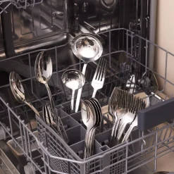 Nil 91-Piece Stainless Steel Cutlery Set with Serving Set, Silver Cutlery Sets