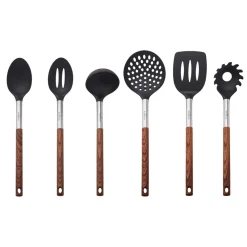 Online North Star 6 Piece Kitchen Utensil Set with Stand, Multi Kitchen Utensils