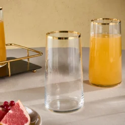 New Orlando 6-Piece Highball Glass Set, 520ml, Multi Coffee Glasses