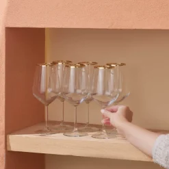 Clearance Orlando 6-Piece Wine Glass Set, 490ml, Multi Wine And Champagne Glasses