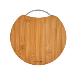 Sale Owen Bamboo Round Chopping Board, Small, 25cmx25cm, Wood Chopping Boards