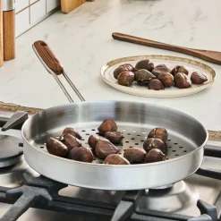 Clearance Owen Bamboo Round Chopping Board, Large, Wood Chopping Boards