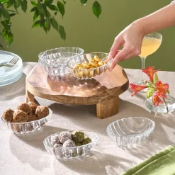 Hot Oyster 6-Piece Serveware Set, Transparent See All Serveware Sets|Glass Serveware Sets