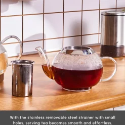 Best Pandora Glass Induction Teapot Set, Transparent Turkish Teapots