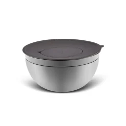 Clearance Parle Stainless Steel Mixing Bowl Set with Graters, 4.6L, Grey Mixing Bowls