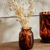 Outlet Patterned Glass Vase, Small, Multi Vases