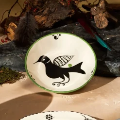 Clearance Paye Seljuk Collection Porcelain CerealSoup Bowl, 20cm, Green Multi Bowls