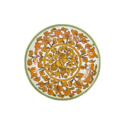 New Paye Seljuk Collection Porcelain Side Plate, 21cm, Yellow Multi Side Plates