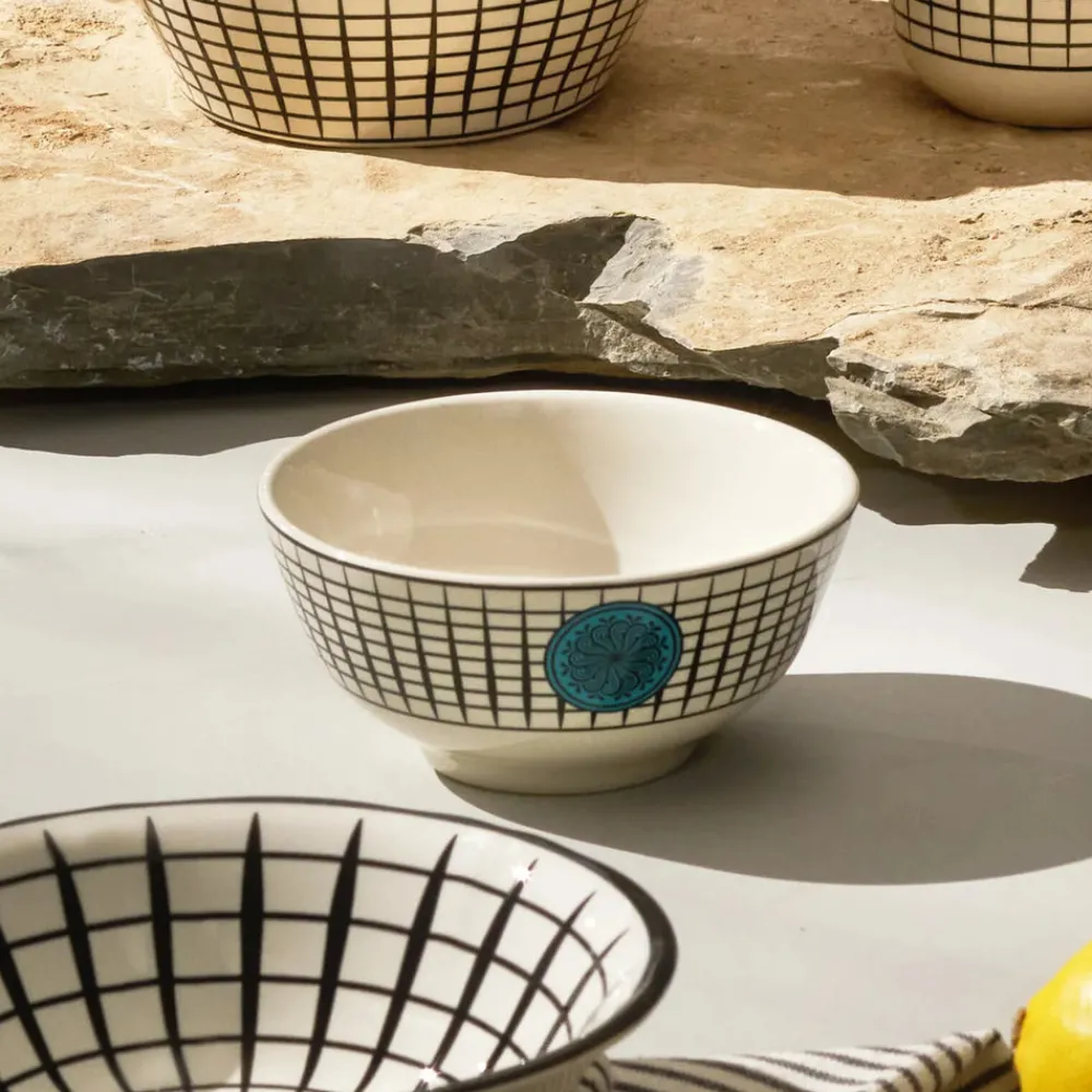 Sale Paye Seljuk Collection Porcelain Snack Bowl, 12cm, Blue Multi Bowls