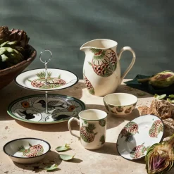 New Paye Seljuk Collection Porcelain Side Plate, 16cm, Green Multi Side Plates