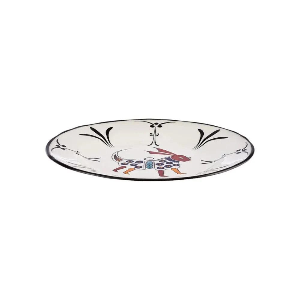 Paye Seljuk Collection Porcelain Side Plate, 16cm, Red Multi Side Plates