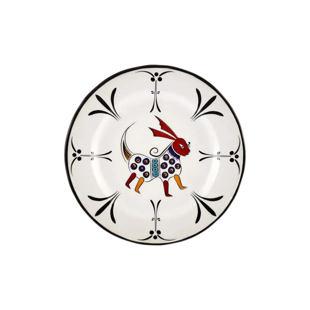 Paye Seljuk Collection Porcelain Side Plate, 16cm, Red Multi Side Plates