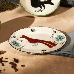 Best Paye Seljuk Collection Porcelain Serving Platter, 25cm, Multi Serving Platters