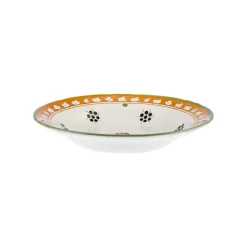 Paye Seljuk Collection Porcelain Pasta Bowl, 23cm, Yellow Multi Pasta Bowls