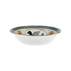 Paye Seljuk Collection Porcelain Serving Bowl, 24cm, Green Multi Bowls