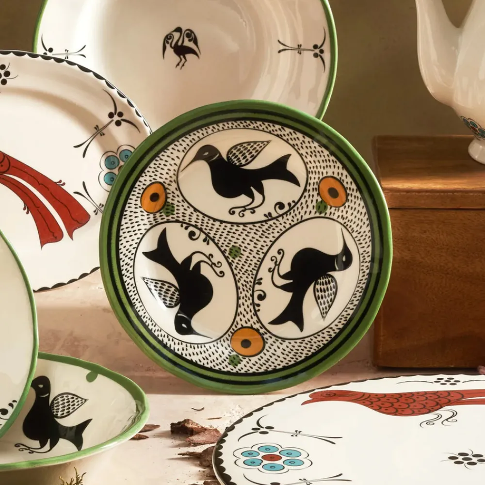 Online Paye Seljuk Collection Porcelain Side Plate, 21cm, Green Multi Side Plates
