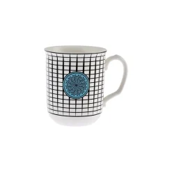 Clearance Paye Seljuk Collection Porcelain Mug, 340ml, Blue Multi Mugs