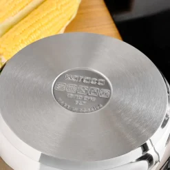 Discount Perfect 2-Piece Stainless Steel Induction Pressure Cooker Set, 4L+6L, Pink Silver Pressure Cooker|Induction Cookware