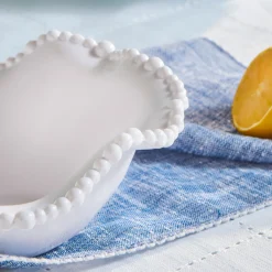 New Perla Melamine Bowl, 20cm, White Bowls