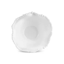 New Perla Melamine Bowl, 20cm, White Bowls