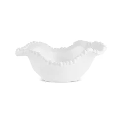 New Perla Melamine Bowl, 20cm, White Bowls