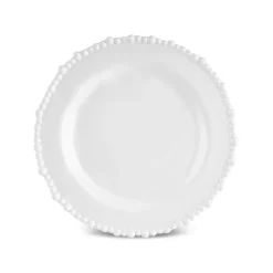 Discount Perla Melamine Dessert/Side Plate, 23cm, White Side Plates