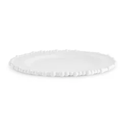 Discount Perla Melamine Dessert/Side Plate, 23cm, White Side Plates