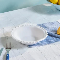 Online Perla Melamine Pasta Bowl 22cm, White Pasta Bowls