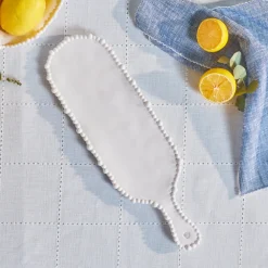 Best Perla Melamine Serving Platter, 43cm, White Serving Platters