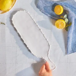 Best Perla Melamine Serving Platter, 43cm, White Serving Platters