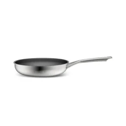 Hot Plasma Steel 3Ply Non-Stick Induction Frying Pan, 28cm, Silver Pans