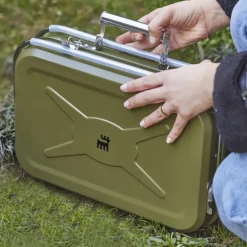 Discount Portable Stainless Steel Charcoal Barbecue, 40cm, Green Bbqs