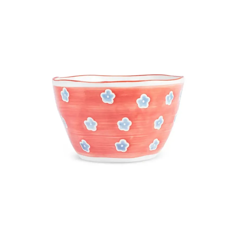 Sale Primavera Stoneware Bowl, 13cm, Red Bowls