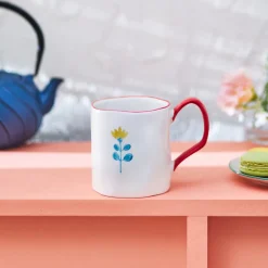 Outlet Primavera Stoneware Mug, 400ml, White Mugs