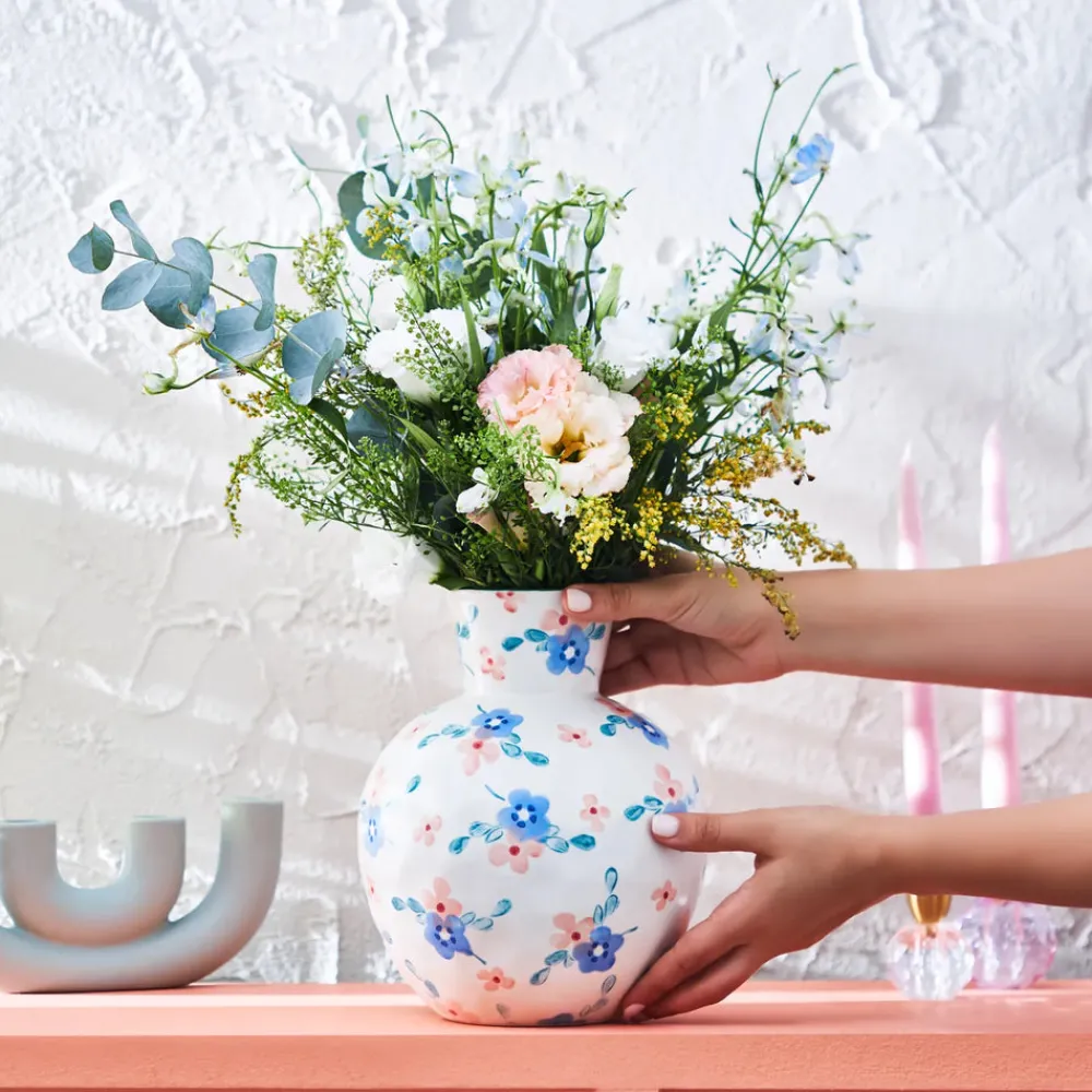 Hot Primavera Stoneware Vase, 25cm Vases
